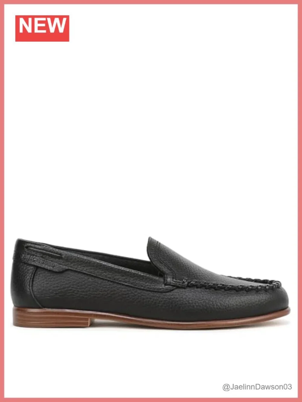 Franco Sarto Maude Leather Moc Toe Loafers Slip-On Flats Women's